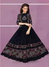 Flairy Blue 438 Heavy Wedding Wear Georgette Kids Wholesale Collection